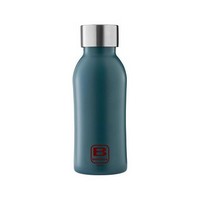 photo B Bottles Twin - Teal Blue - 350 ml - Double wall thermal bottle in 18/10 stainless steel 1